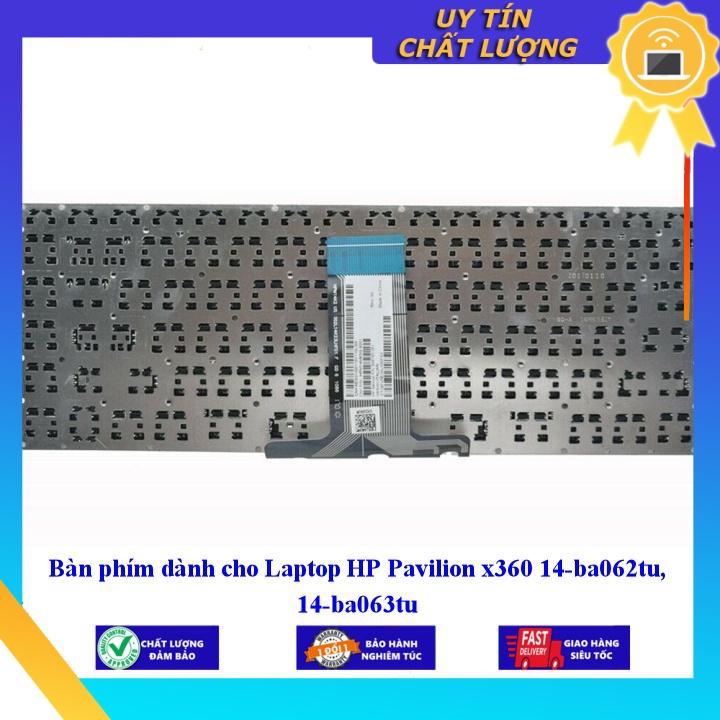 Bàn phím dùng cho Laptop HP Pavilion x360 14-ba062tu 14-ba063tu - Hàng Nhập Khẩu New Seal