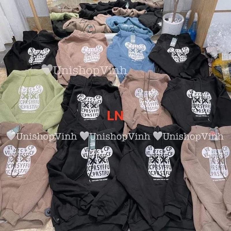 Áo hoodie mặt gấu chữ TH6
