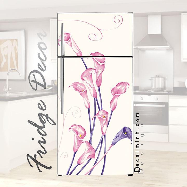 Decal 3D dán Cửa Tủ Lạnh chống thấm cao cấp mẫu sao biển