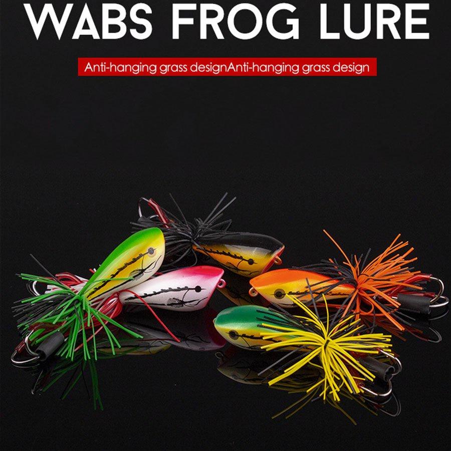 Mồi câu lure cá lóc Jum Frog Pass nhái nhảy 3D nhiều màu lựa chọn M14