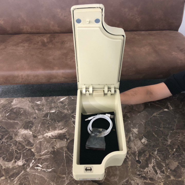 Hộp tỳ tay ô tô, xe hơi cao cấp dùng cho xe Hyundai i10 tích hợp 6 cổng USB (Mã SUSB-i10)