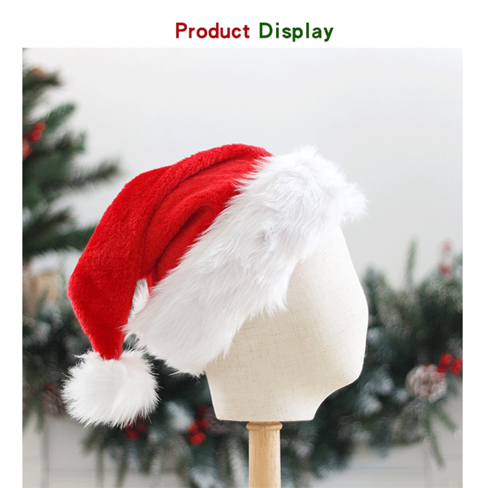 Mũ Ông Già Noel Unisex Cho Người Lớn / Trẻ Em