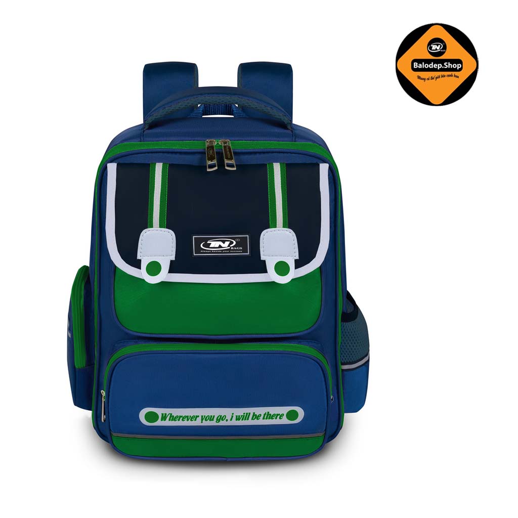 Balo Học Sinh Chống Gù TNBags Smart Green TN.B3111, Ngăn Mở 180 Độ, Thiết Kế Hiện Đại, Màu Xanh Năng Động!