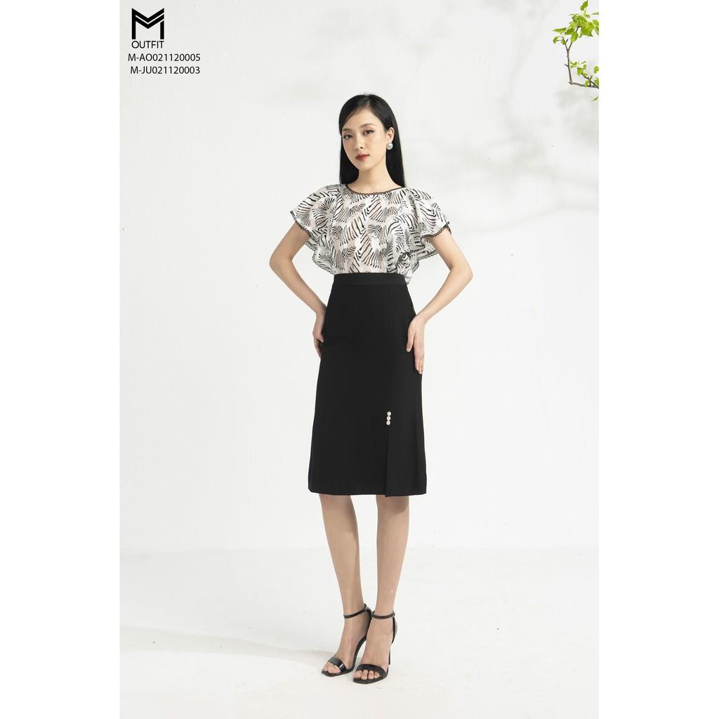 Sơ mi hoạ tiết MMOutfit M-AO021120005