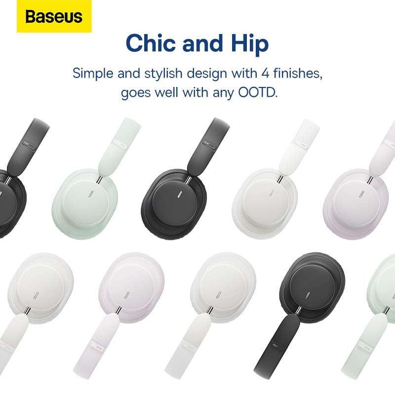 Tai Nghe Chụp Tai Chống Ồn Baseus Bowie D03 Wireless Headphones (Hàng chính hãng)