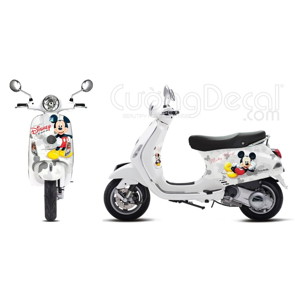 Bộ Decal temMickey &amp; Minie dành cho Vespa LX Mickey &amp; Minie