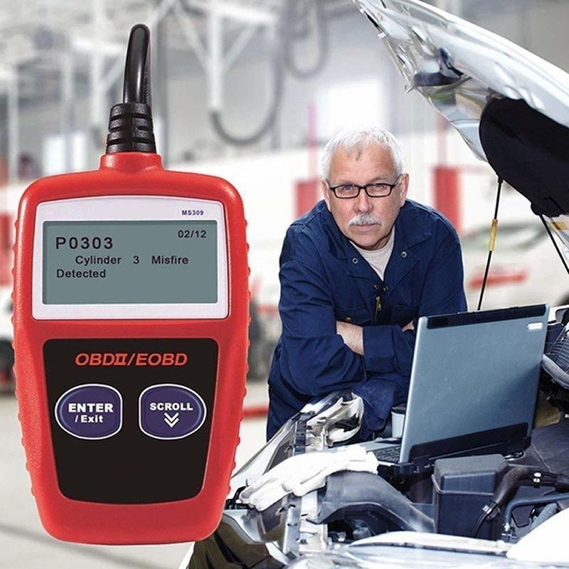 Máy đọc mã ô tô Obd2 Ms309 Công cụ chẩn đoán tự động