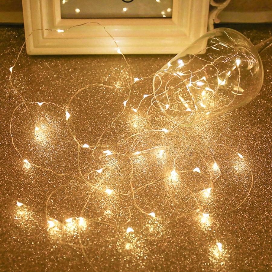 Dây Đèn Led 10m 8 Chế Độ Điều Khiển Từ Xa Chống Thấm Nước Trang Trí Nhà Cửa