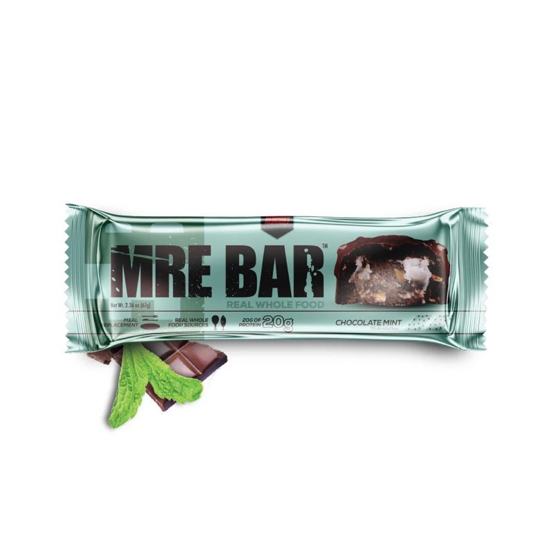 Bánh Bar Ăn Kiêng Bổ Sung Protein Thay Thế Bữa Ăn Phụ Redcon1 Mre Bar (1 Thanh Lẻ) protein Bar