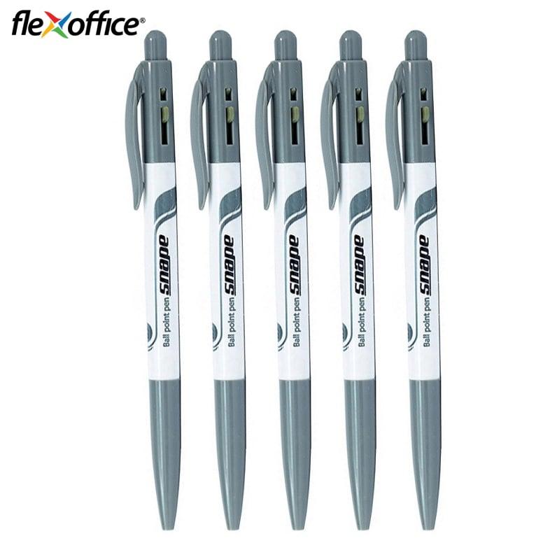 Combo 50/100/200 bút bi FlexOffice FO-023 mực đen