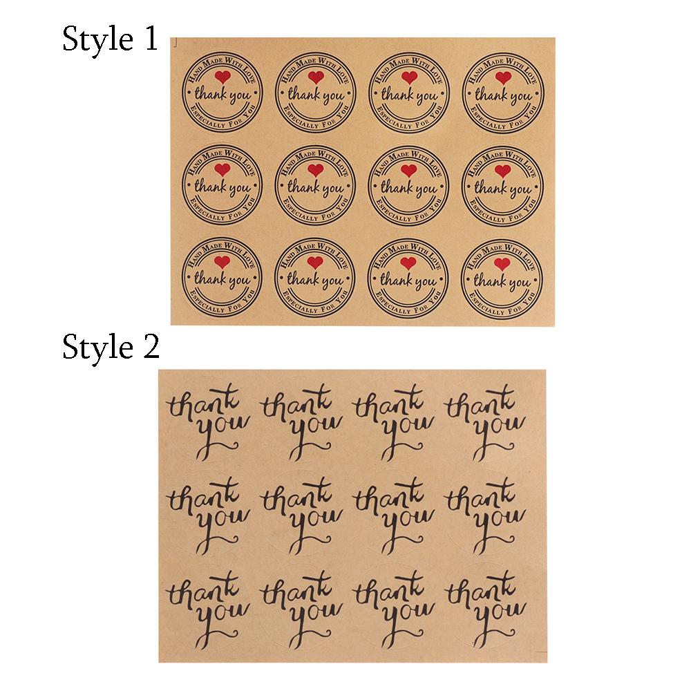 Set 12 Nhãn Dán Cỡ 3.5cm Tạo Hình Ngộ Nghĩnh