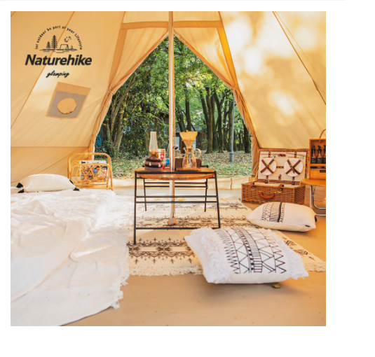 Lều Mông Cổ Glamping Brighten 12.3 NatureHike NH20ZP005 dành cho 8-12 người