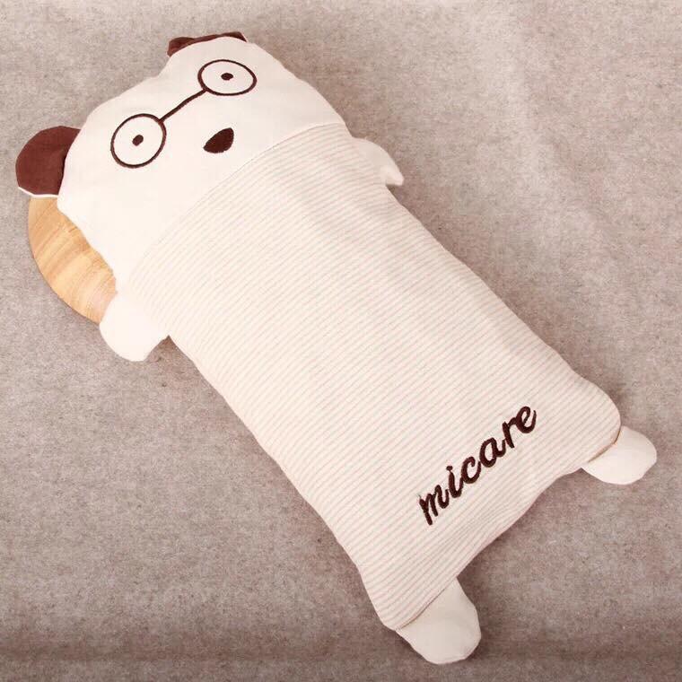 Gối chống bẹp đầu trẻ em 100% cotton hữu cơ