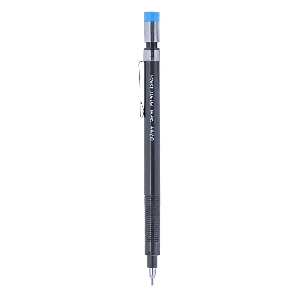 Bút Chì Kim Kỹ Thuật Pentel PG303/PG307 Kích Thước Ngòi 0.3/0.7mm| Thiết Kế Quai Cài Tiện Lợi