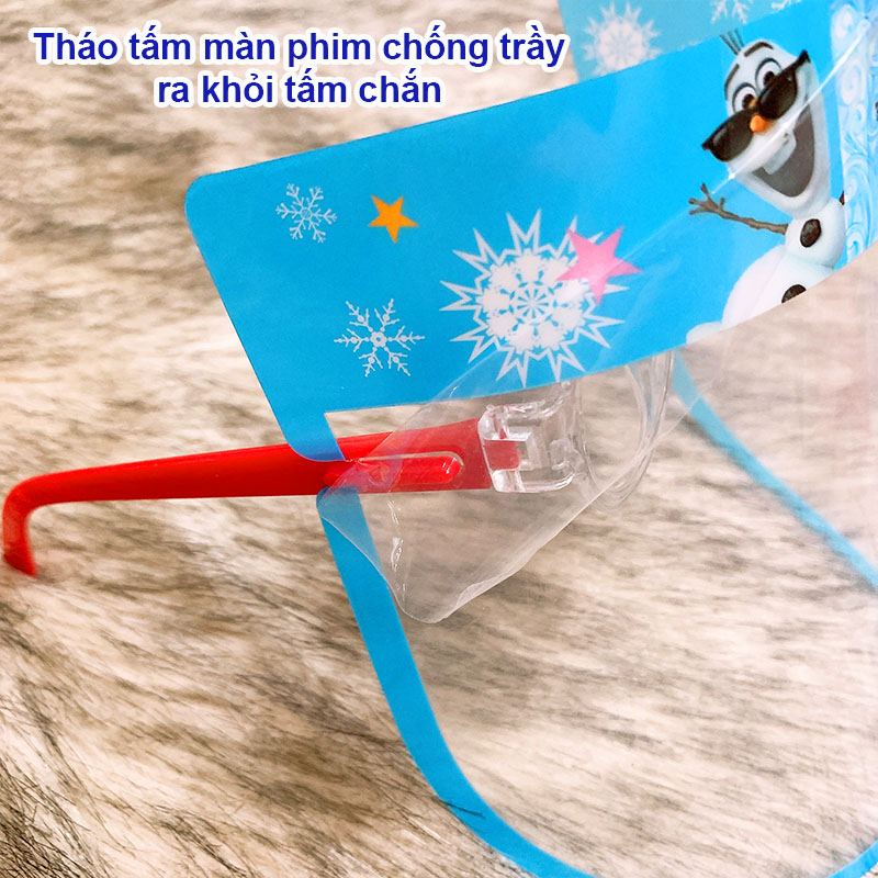 Kính chống giọt bắn trẻ em, Kính chống giọt bắn cho bé 3-10 tuổi chống hầm hơi an toàn tiện lợi cho bé yêu mang khi ra đường – K022