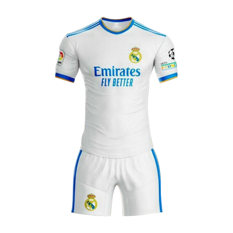 Bộ quần áo bóng đá câu lạc bộ Real Madrid - Áo bóng đá CLB giải vô địch Tây Ban Nha- Bộ đồ bóng đá đẹp