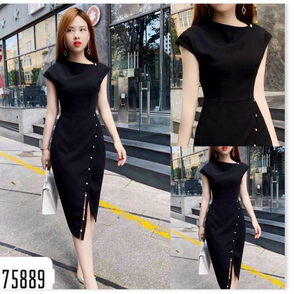 ĐẦM UMI ĐÍNH CƯỜM 2 MÀU XINH XẮN,HỌA TIẾT TRƠN NHƯNG KHÔNG KÉM PHẦN SANG TRỌNG THỜI TRANG MỚI KME