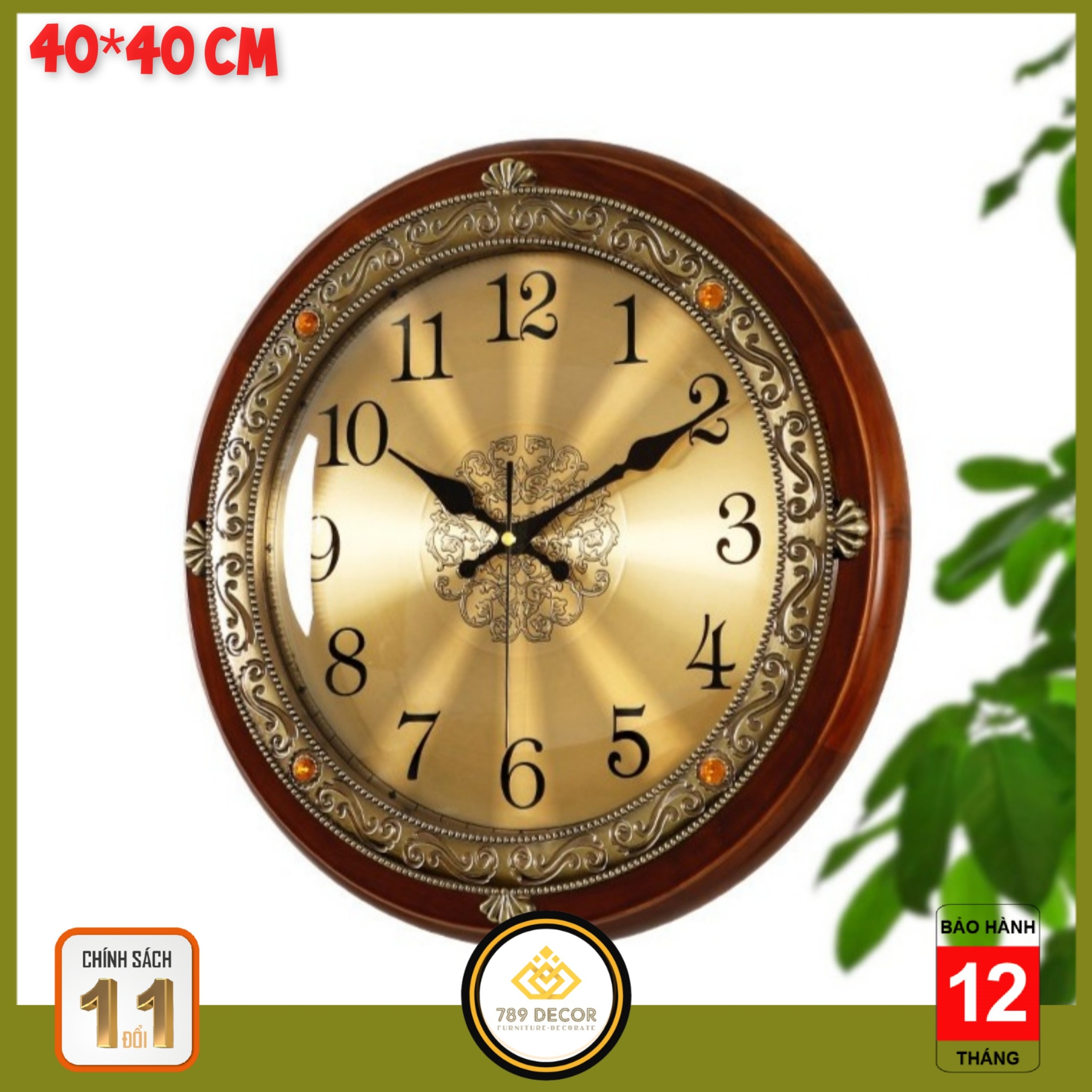 ĐỒNG HỒ GỖ PHONG CÁCH CHÂU ÂU
