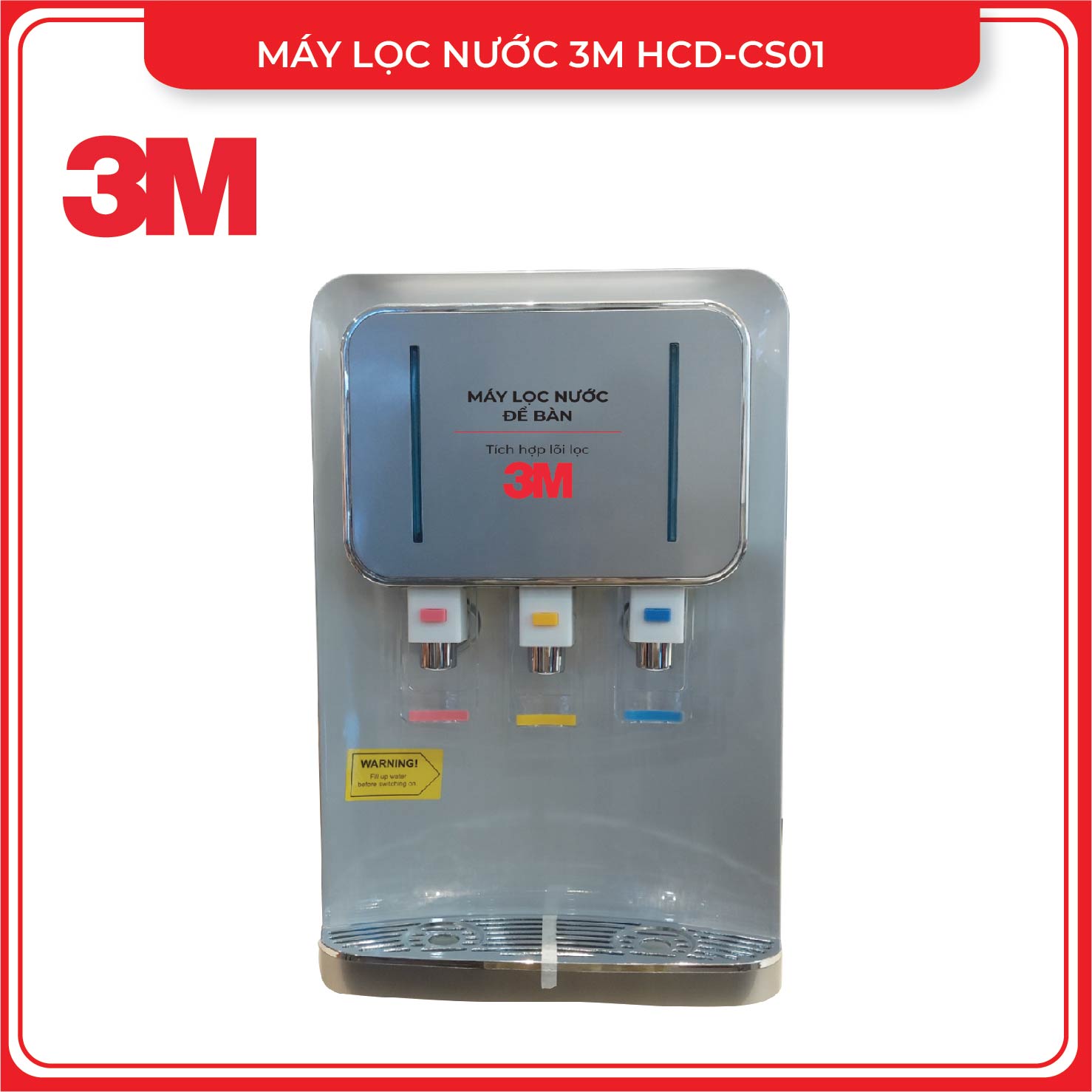 Máy Lọc Nước Nóng Lạnh Để Bàn 3M HCD-CS01 (Hàng chính hãng)