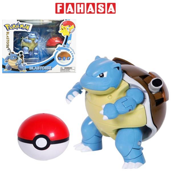 Đồ Chơi Bóng Pokemon Biến Hình - Quái Thú Rùa Blastoise - Pokemon Toys ZC8904E