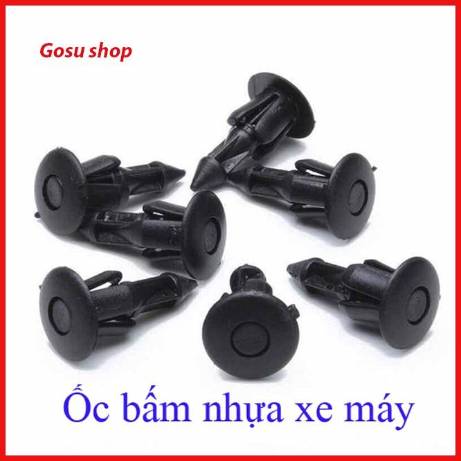 Chốt ốc nhựa xe máy - bộ 10 cái