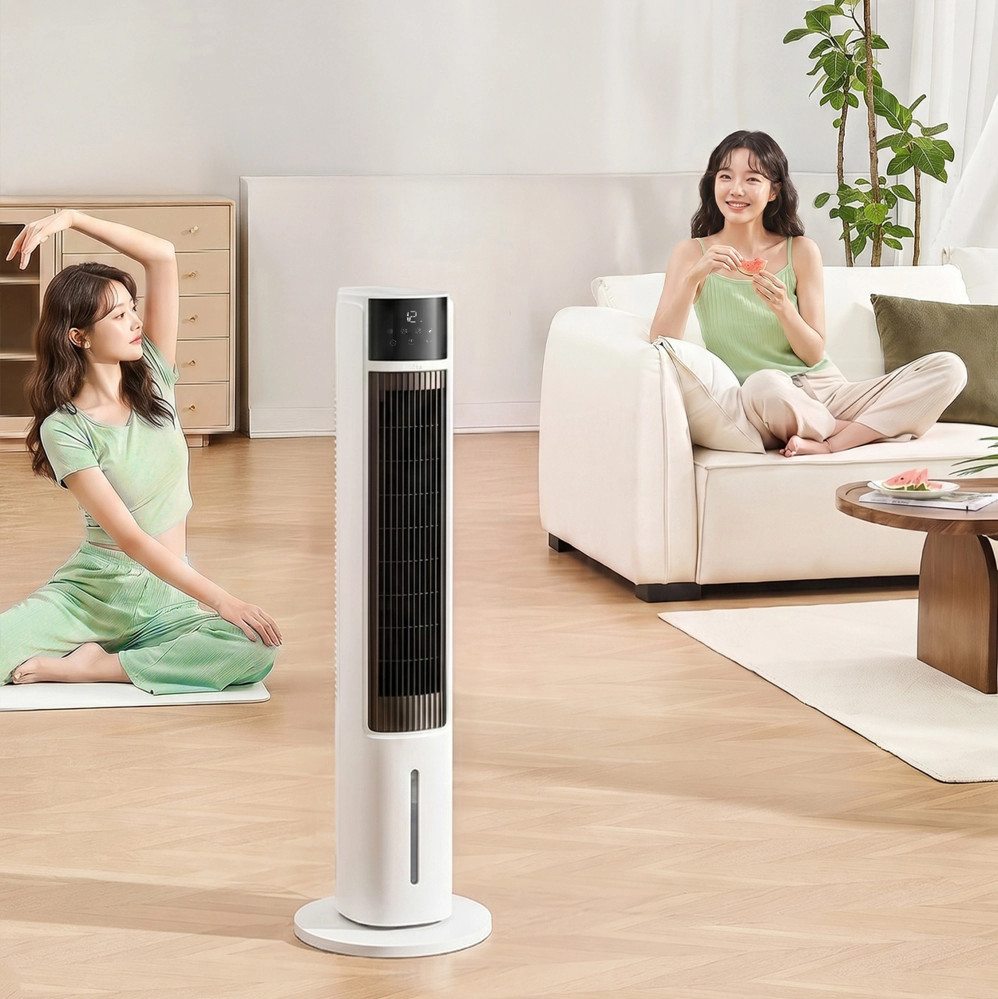(MODEL NEW 2026) Máy Làm Mát Lọc Khí Ion Âm Haatz HydroIon Breeze Cooler HBC350 Quạt Tháp Haatz Điều Khiển Từ Xa - Hàng Chính Hãng
