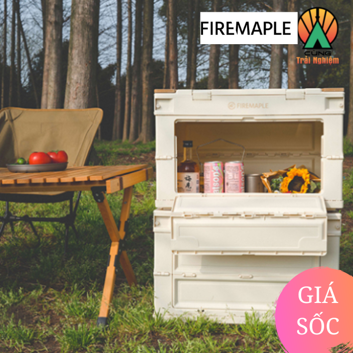 Thùng Đựng Đồ Xếp Gọn Kiêm Mặt Bàn Fire Maple FOLDCON Gọn Nhẹ Chuyên Dụng Cho Du Lịch, Dã Ngoại Cắm Trại