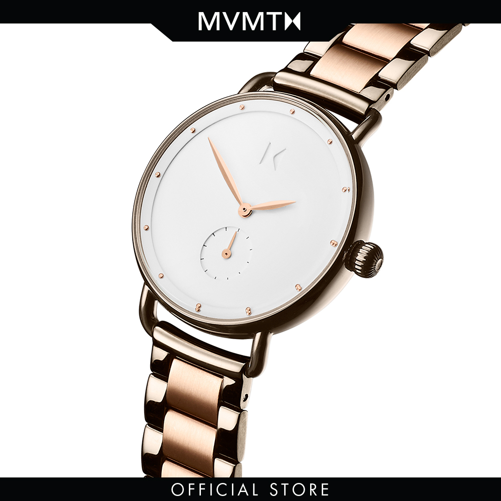 Đồng hồ Nữ MVMT dây thép không gỉ 36mm - Bloom D-FR01-TIRGW