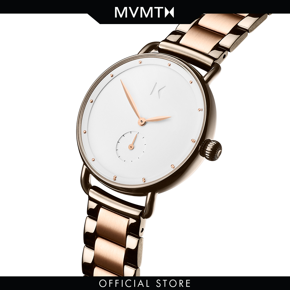 Đồng hồ Nữ MVMT dây thép không gỉ 36mm - Bloom D-FR01-TIRGW