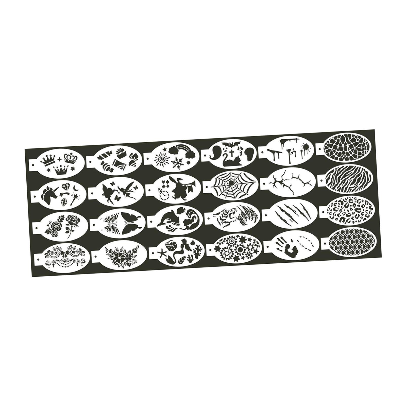 Face Paint Stencils Set for Children Adult DIY Party Supplies Painting