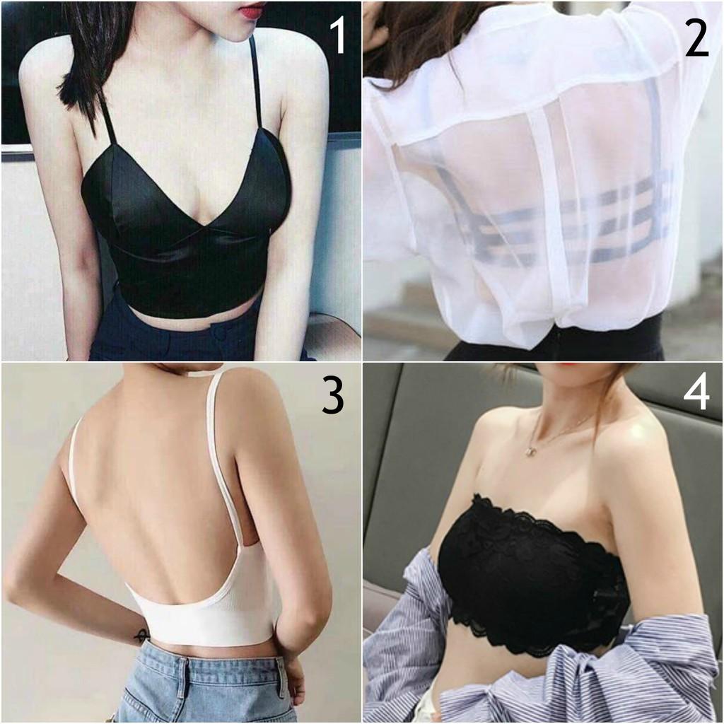 Áo Bra Lụa Satin Sexy Chuẩn Form Cao Cấp Loại 1