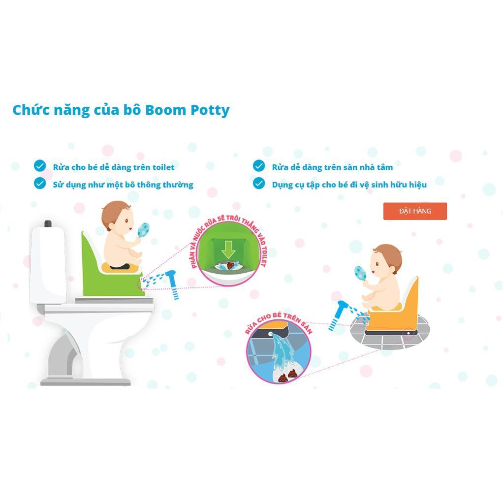 Combo 2 Bô Thông Minh Đa Năng Cho Bé Boom Potty, cho bé từ 8m (8.5kg) tới 4 tuổi