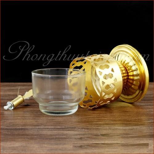 Chân đế đèn kèm ly đựng dầu chân thấp 7cm️tiện lợi