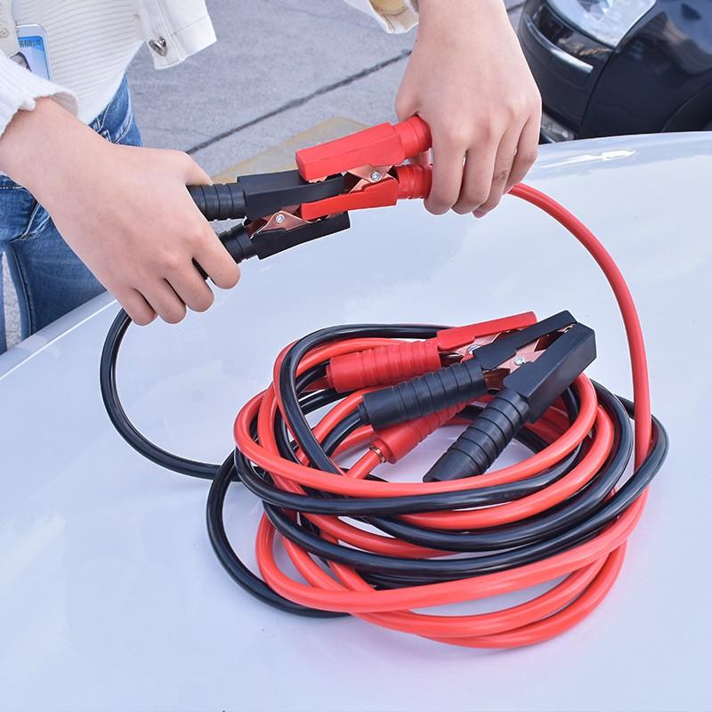 Bộ 2 dây câu bình ắc quy ô tô xe hơi 2000amp lõi đồng 8mm dài 3m