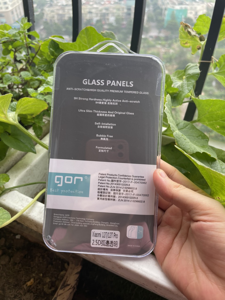 Bộ 2 Kính cường lực GOR cho Xiaomi 12T, 12T Pro trong suốt 2.5D Hàng nhập khẩu