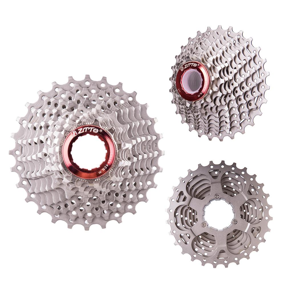 Bánh răng nhông xích xe đạp ZTTO bằng thép cường độ cao với lớp mạ niken bền,11 tốc độ 11 - 28T cassette