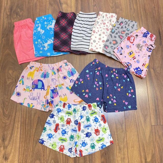 Quần đùi nhiều hoạ tiết cho bé - Chất cotton thoáng mát, thấm hút mồ hôi tốt