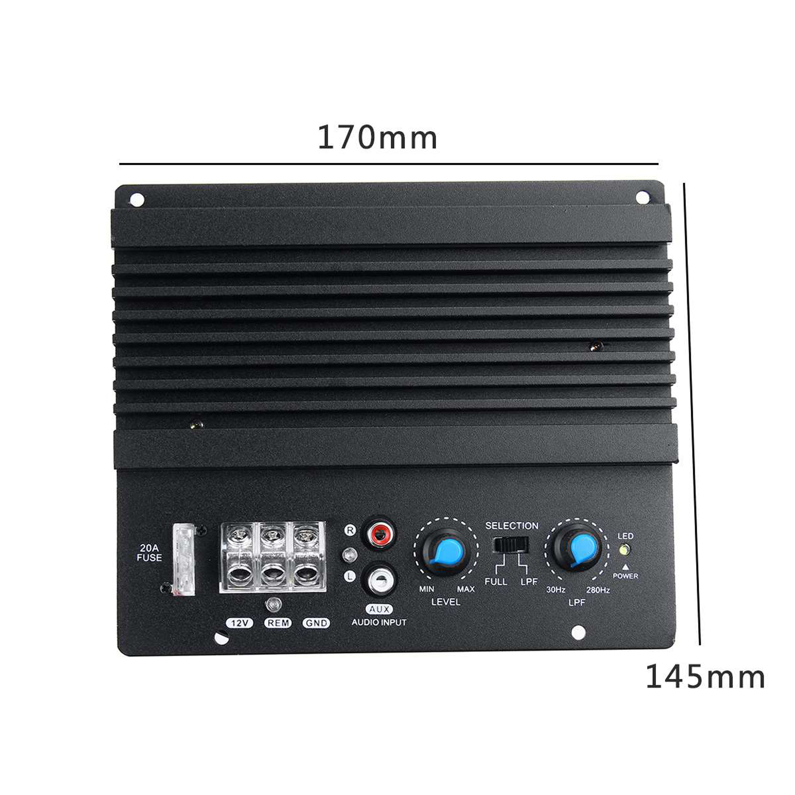 Bộ Khuếch Đại Âm Thanh Ô Tô 12v Loa Siêu Trầm Bảng Mạch Khuếch Đại