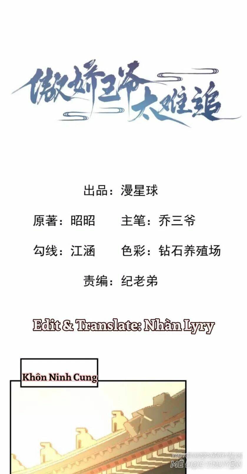 theo đuổi hoàng tử quá khó a~ chapter 70 1