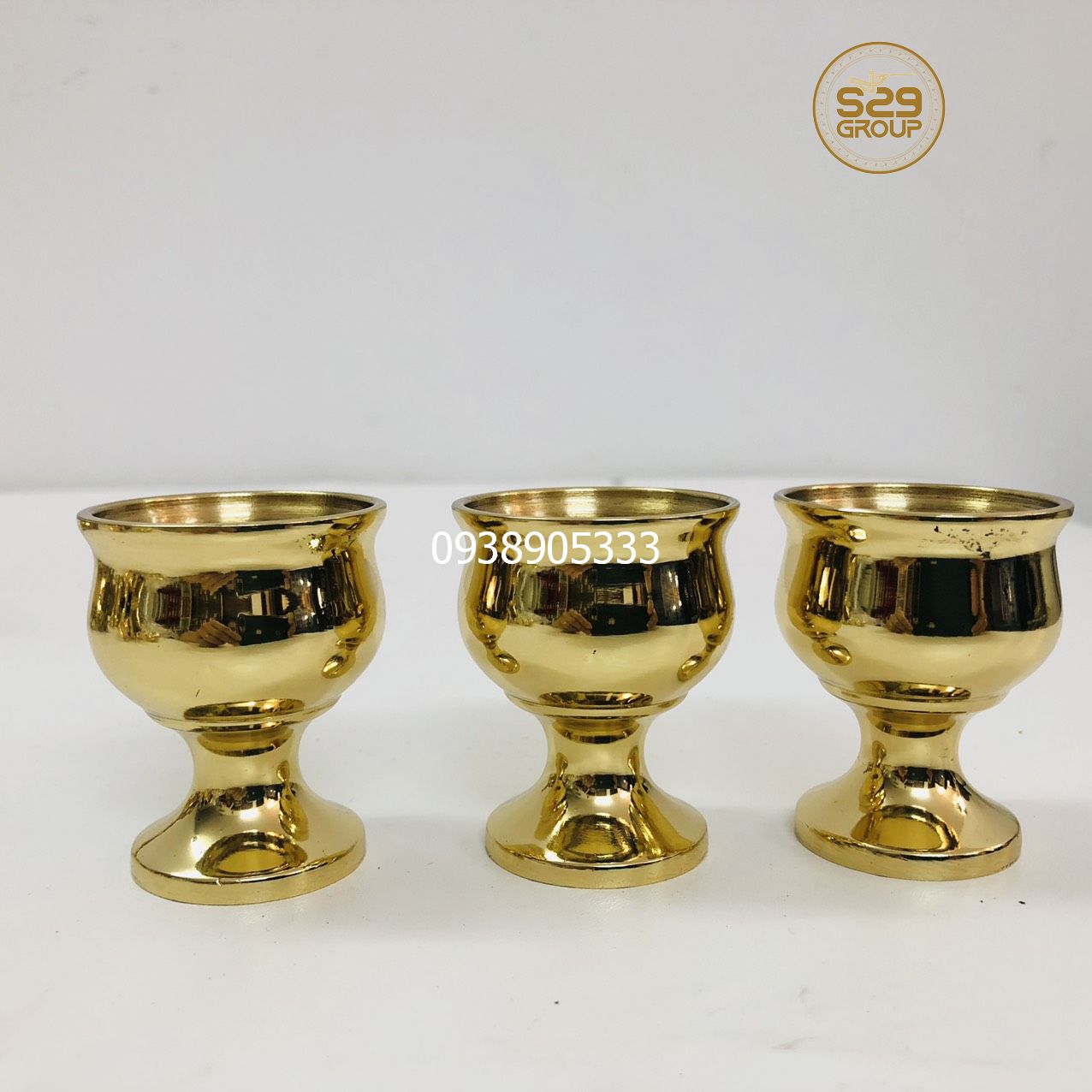 Ly nước bằng đồng thờ cúng,đồ đồng cao cấp