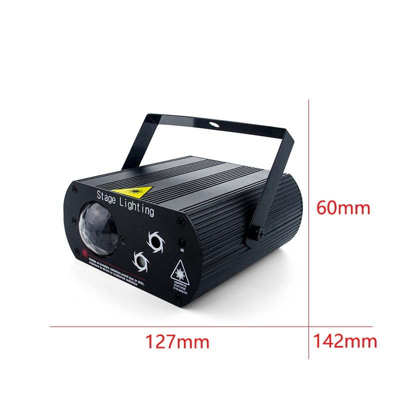 Đèn Laser 2in1 Hoa Kết Hợp Led Ảo Cảm biến theo nhạc |Có remote điều khiển từ xa| Thích hợp Cho Bay Phòng| Karaoke