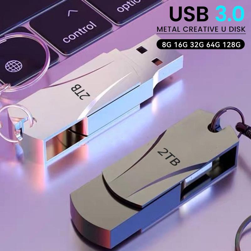 Metal USB 3.0 Flash Drive 2TB USB Disk Pen Drive 1TB High Speed Pendrive Waterproof Memory Sticks Usb Flash Disk For PC Laptop