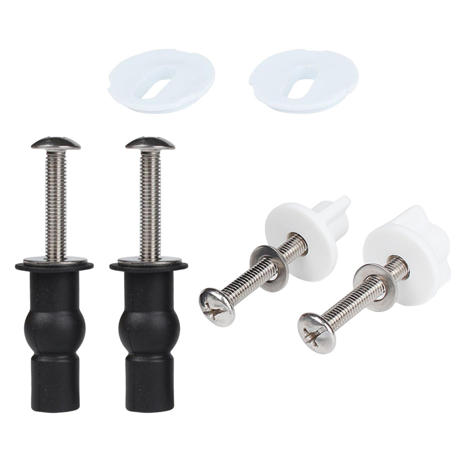 2x Toilet Seat Screws Bolts Fastener Replacement Toilet Hardware Replacement
