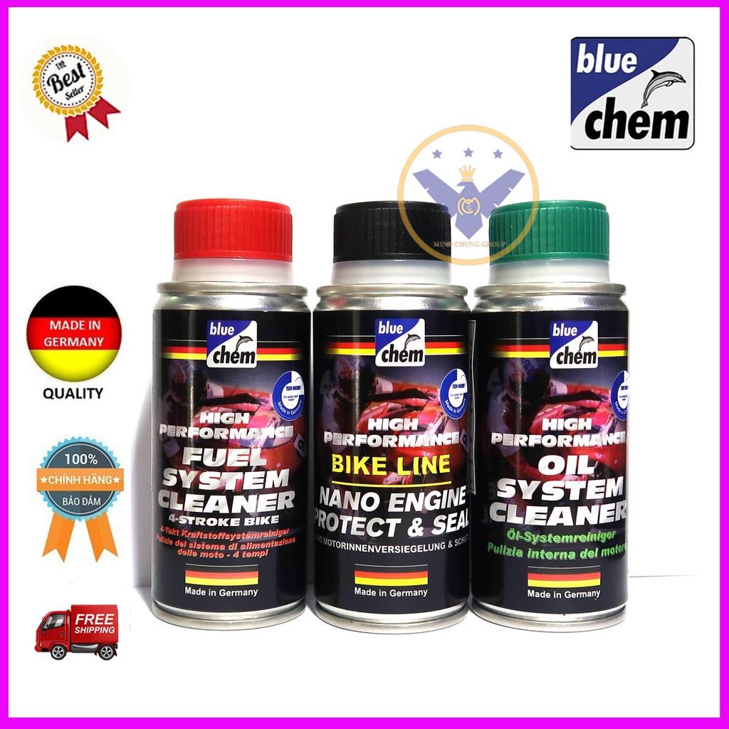 Súc rửa và Nano bảo vệ động cơ, Vệ sinh buồng đốt xe máy Bluechem 50ml