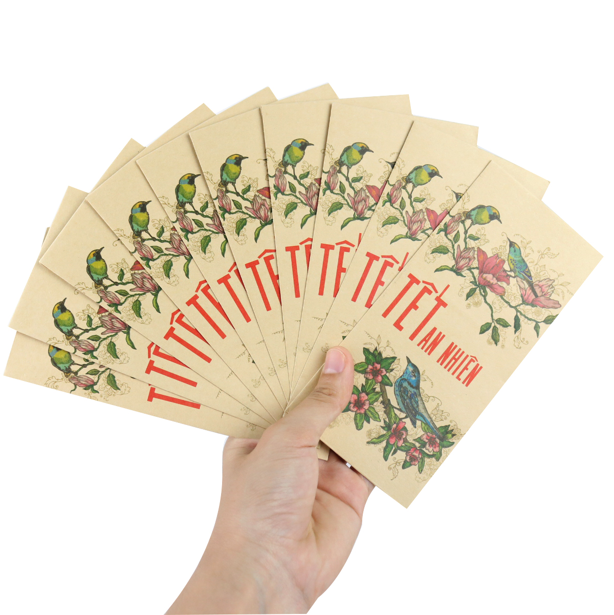 Set 100 cái Bao Lì Xì Tết 2019 Tết An Nhiên