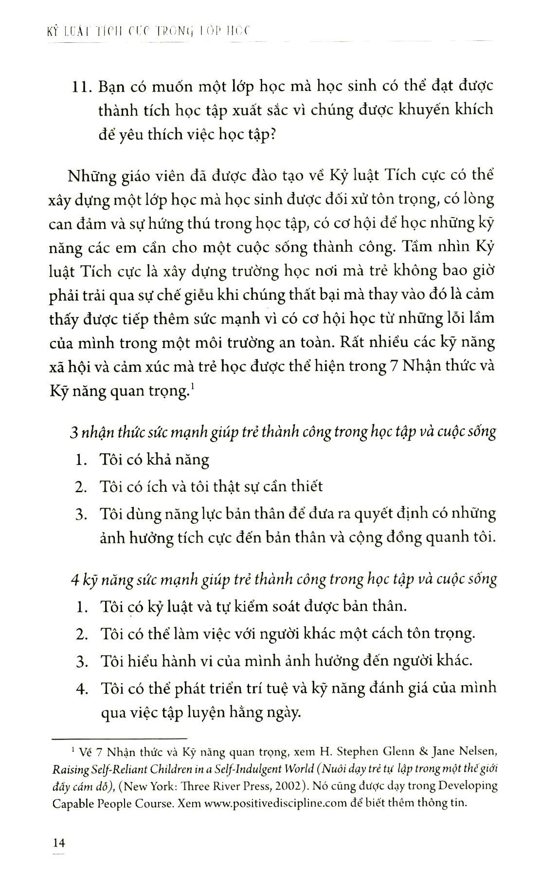 Kỷ Luật Tích Cực Trong Lớp Học (Tái Bản 2022)