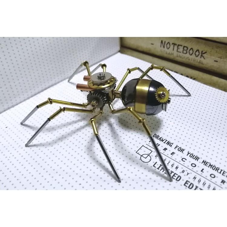 Mô Hình Lắp ghép 3d Kim Loại STEAMPUNK con nhện(ráp sẵn)