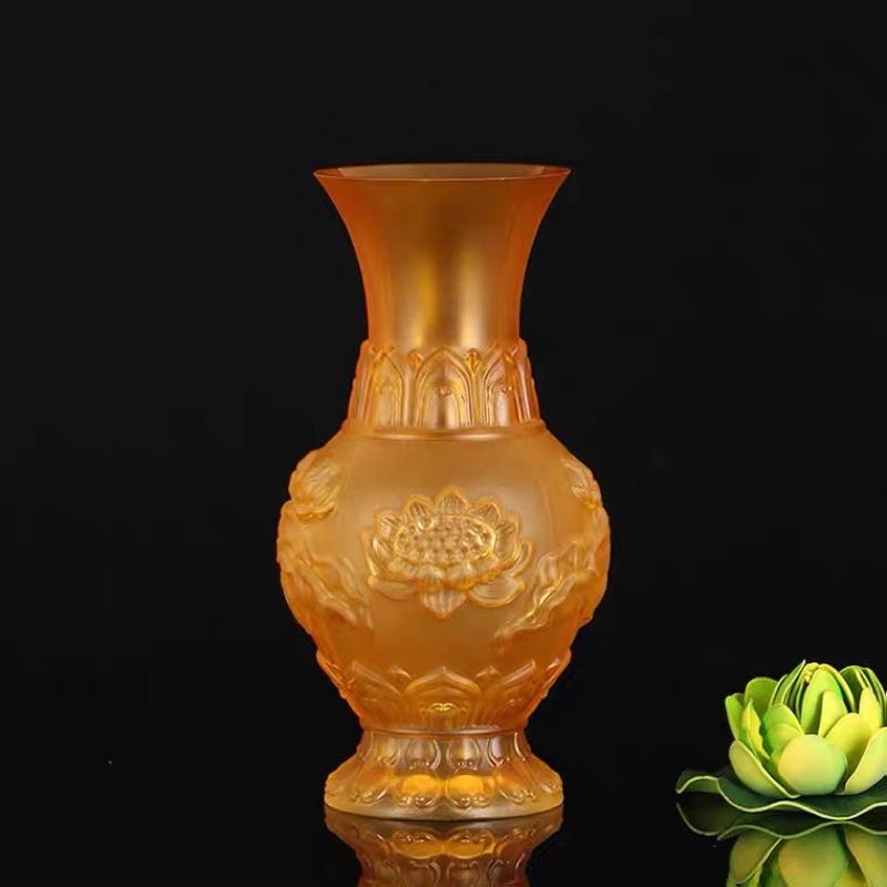 BÌNH HOA LƯU LY THỜ CÚNG TRANG TRÍ
