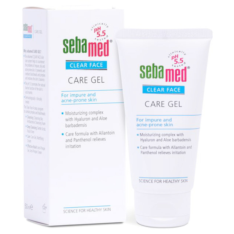 Gel Dưỡng Ẩm Chăm Sóc Và Bảo Vệ Da pH 5.5 Sebamed Clear Face Care Gel SCF05 (50ml)