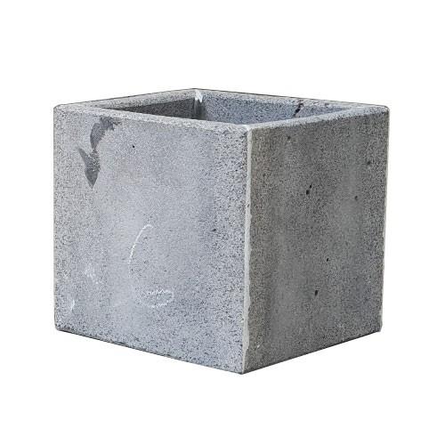 Bộ 3 chậu trồng hoa trồng xương rồng kiểng hình vuông 10cm đẹp bằng đá tổ ong tự nhiên thô mộc bền đẹp